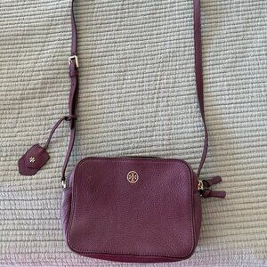 Tory Burch burgundy crossbody